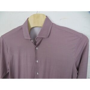 State & Liberty Shirt Mens 2XL Red Check Long Sleeve Button Up Stretch Athletic